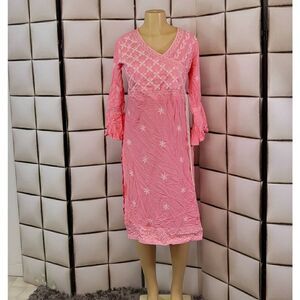 Kurta cotton pink dress
